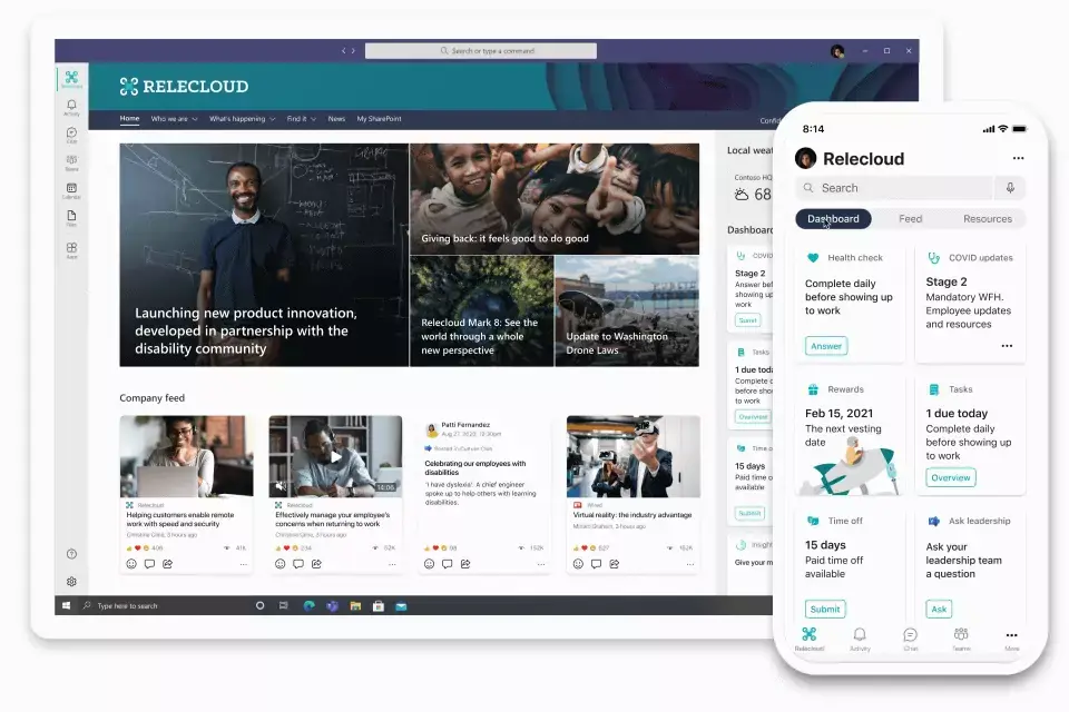 Microsoft lance Viva, une nouvelle plateforme de travail à distance #covid19