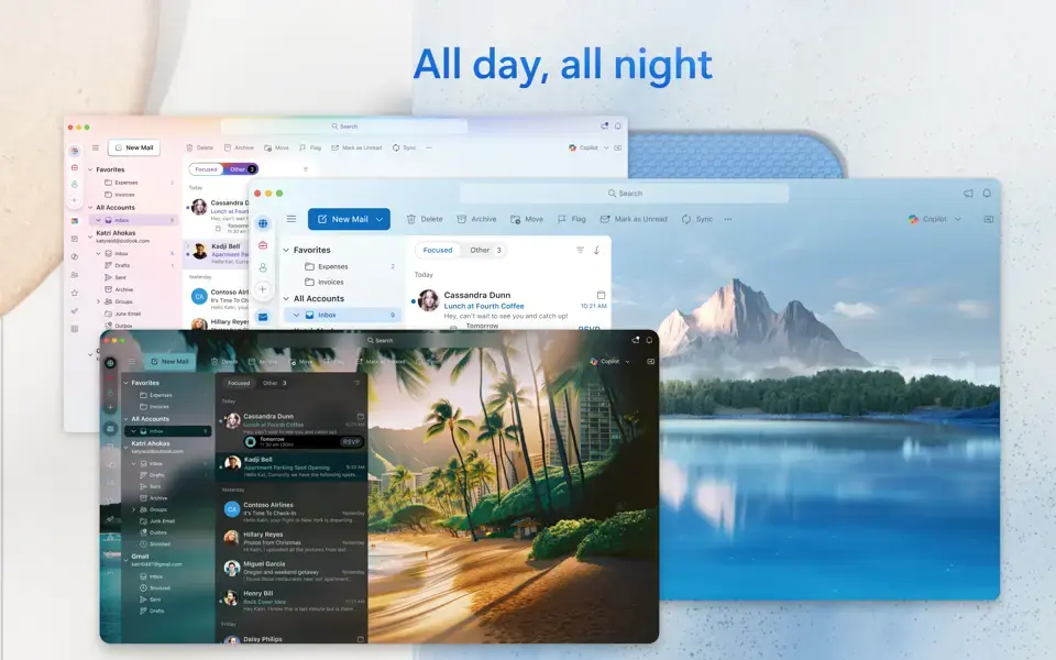 Outlook pour Mac affiche un look un peu plus Liquid Glass