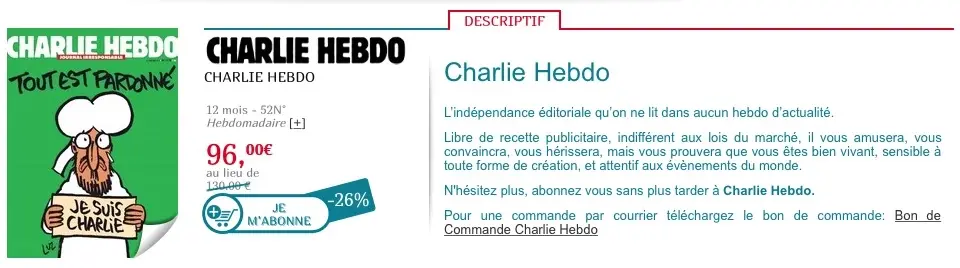 Plus de #CharlieHebdo en kiosque, comment le commander en ligne ?