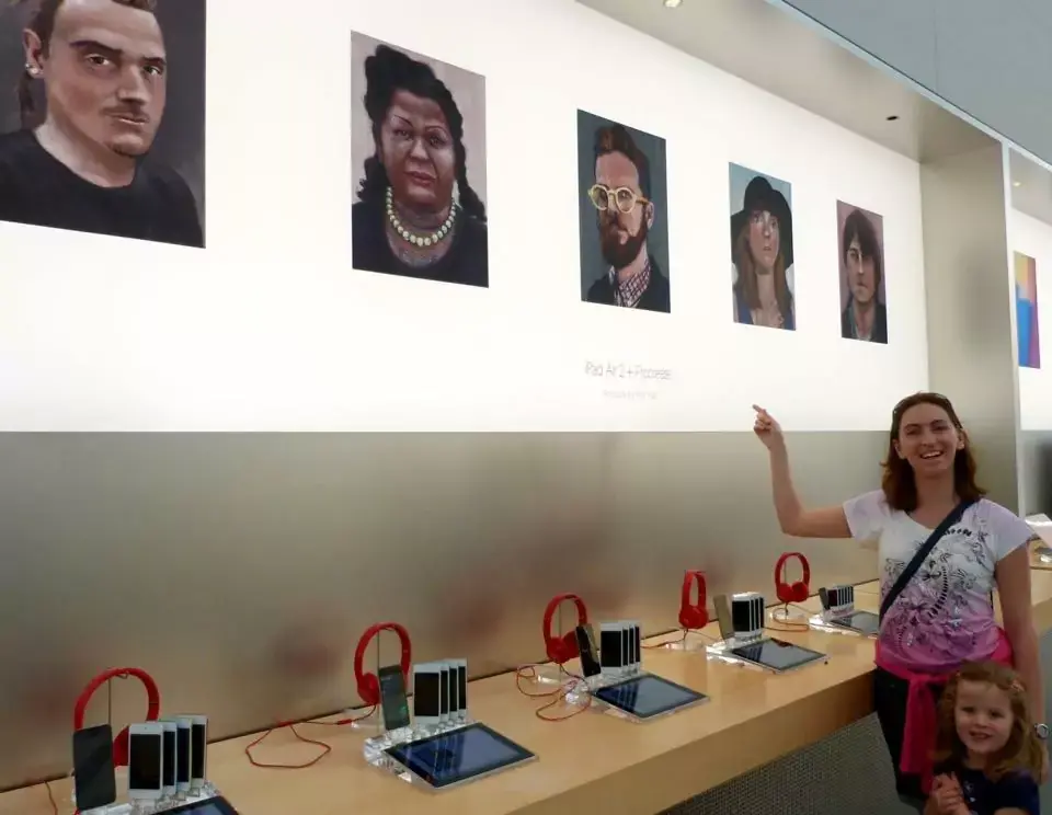 Quand les Apple Store exposent des oeuvres créées sur iPad