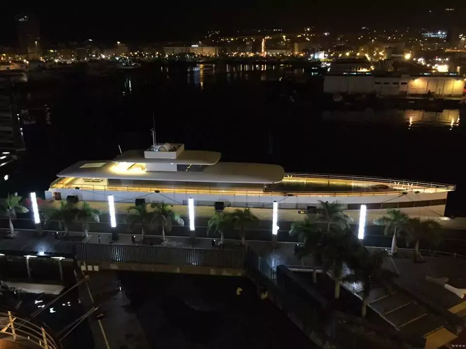 L'image du soir : le yacht de Steve Jobs aperçu à Las Palmas de Gran Canaria (photo)