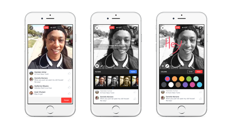 Facebook Live tente d’éclipser Periscope avec ses vidéos en direct