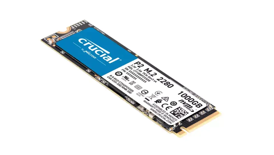 Le SSD M.2 NVMe Crucial P2 1 To à 89€ (-19%), 2 To à 172€ (-23%)