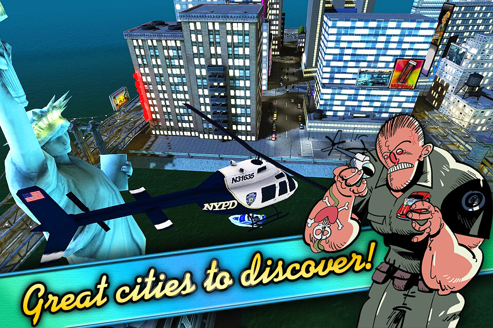 Suspect in Sight jouez les patrouilleurs en hélico gratuitement sur iOS