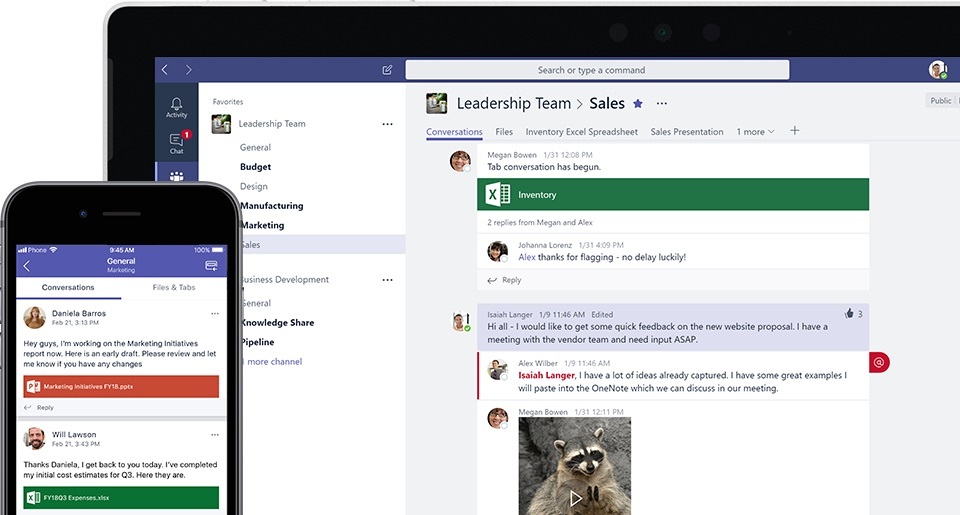 Microsoft Teams à l'assaut de Slack avec une formule gratuite