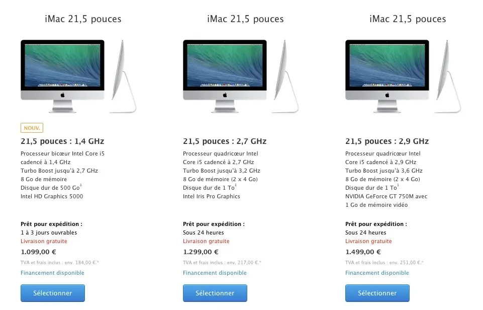 L'Apple Store a rouvert !  Les nouveaux iMac sont là !