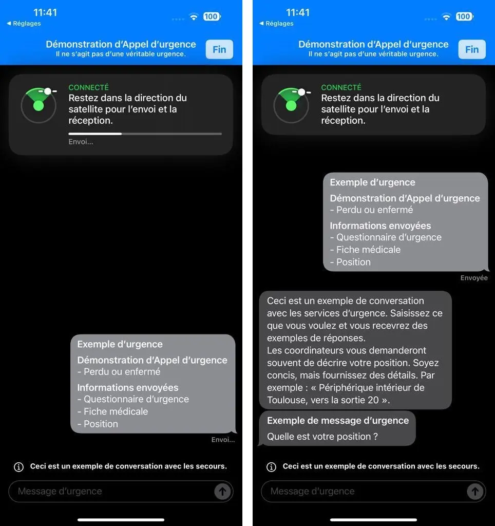 iPhone 14 : prise en main de la fonction d'appel d'urgence par satellite