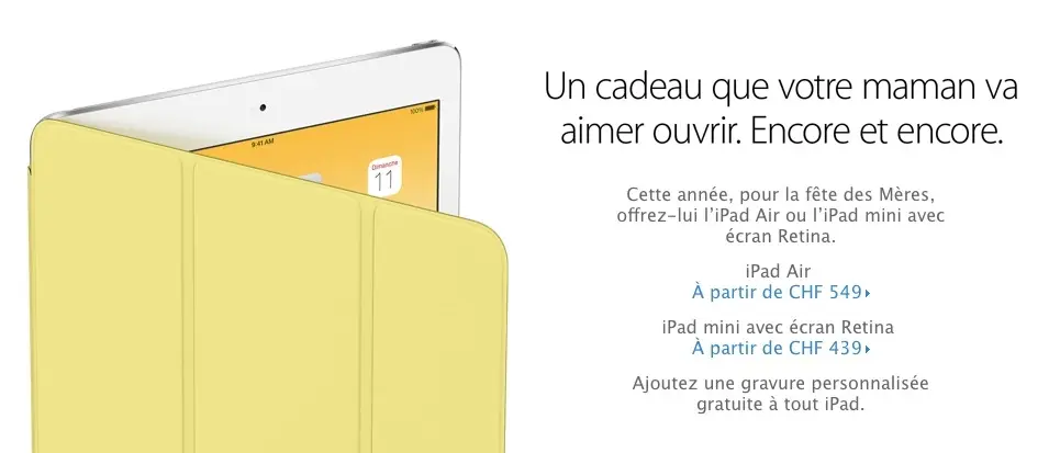 En fait, l'Apple Store a fermé... pour préparer la fête des mères