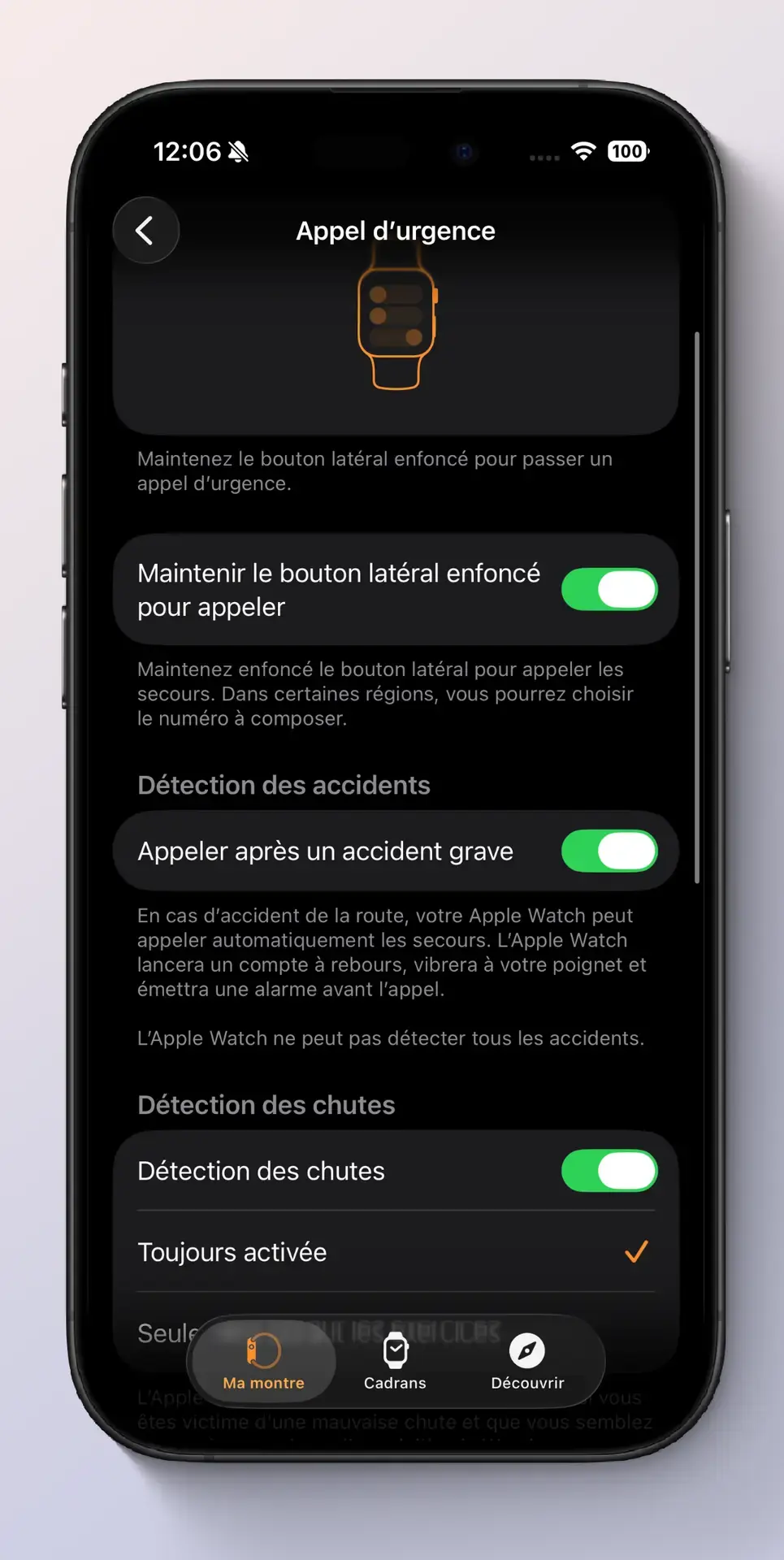 Configurez votre Apple Watch pour qu'elle vous sauve la vie