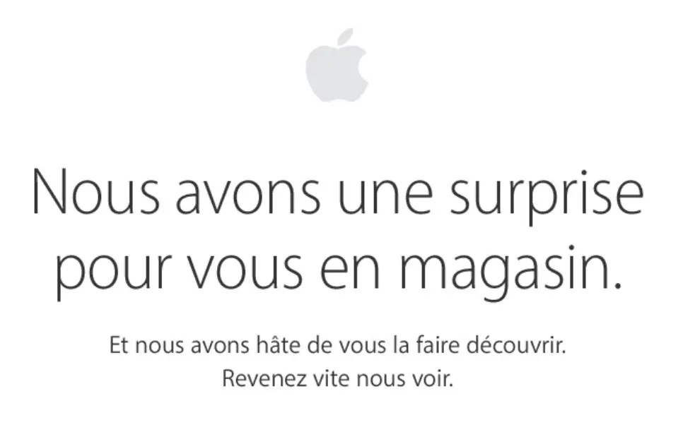 iPhone 7, Apple Watch Series 2 : l'Apple Store ferme avant l'ouverture des précommandes