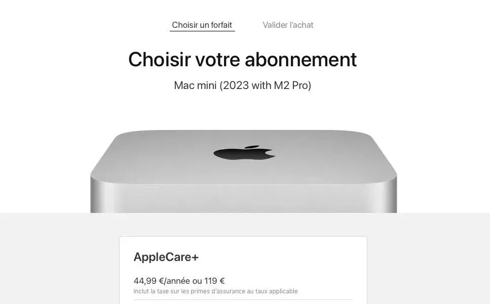 Insolite : un vieux Mac s'affiche pour l'AppleCare du MacBook Pro M2 2023 ?