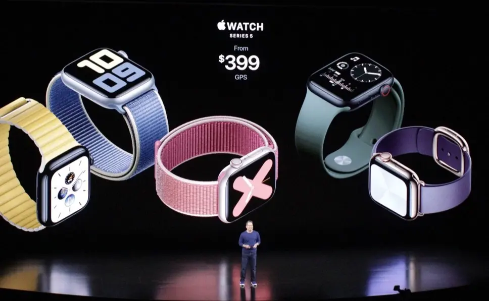 #Keynote : Apple Watch Series 5, écran allumé en permanence, édition titane, dès 399$