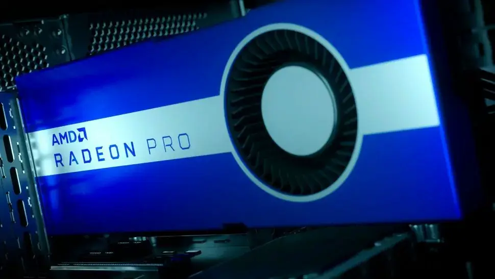 Mac Pro/eGPU : une petite Radeon Pro W5500 bientôt disponible pour les pros