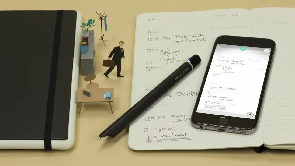 Moleskine remplit les calendriers iCal à partir des notes manuscrites de ses utilisateurs