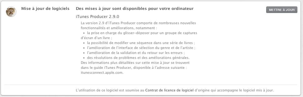 iTunes Producer, l'outil Apple de soumission de contenus iTunes, mis à jour