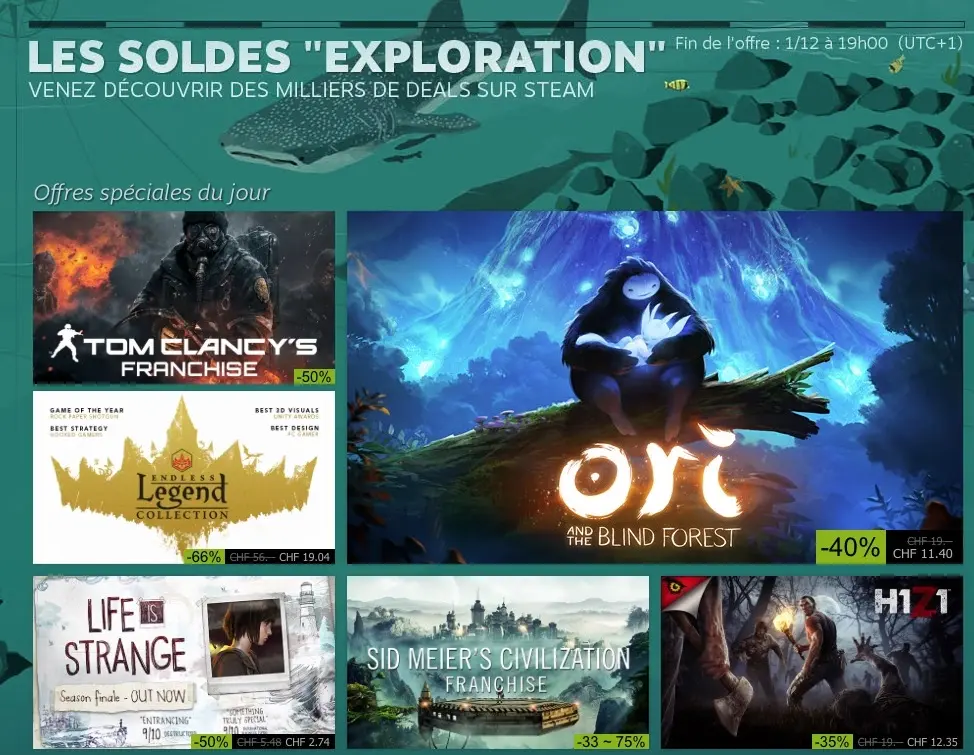 Jeux : les soldes Steam ont commencé !