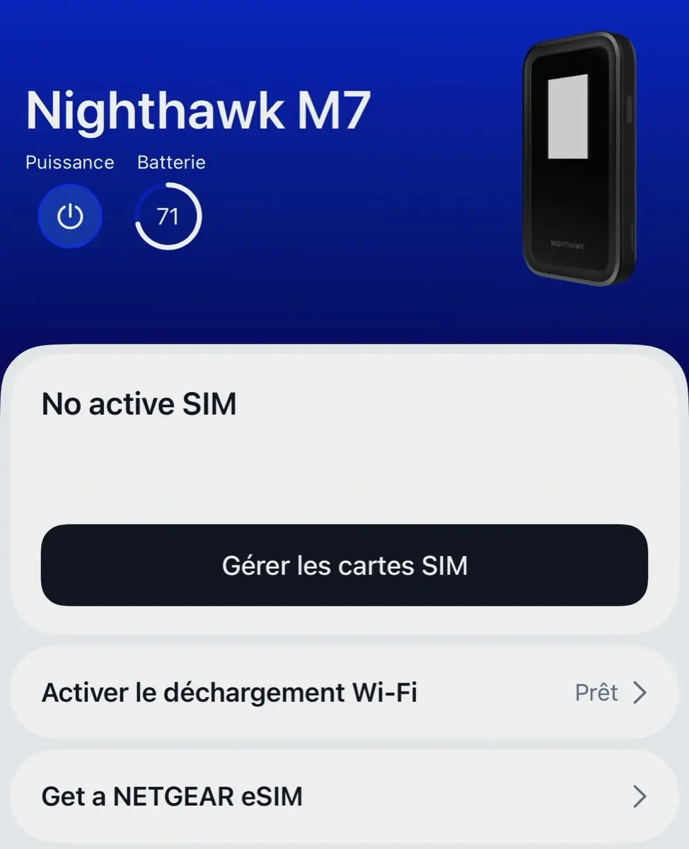 L'interface de l'application est tr&egrave;s propre