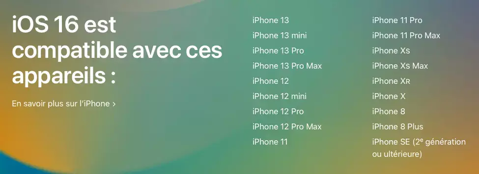 iOS 16 et watchOS 9 sont disponibles en version finale !