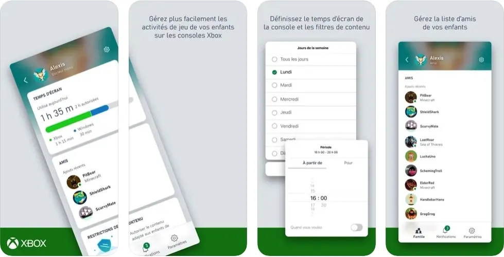 L'App Xbox Family Settings permet aux parents de mettre en pause la console à distance