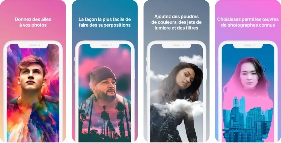 L'App Fuzion est compatibile avec les appareils qui n'ont pas de mode portrait