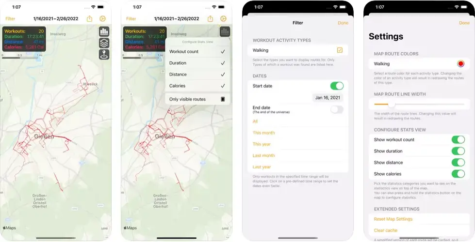 Workout Map: l'App affichant tous les entrainements sur une carte est dispo en français