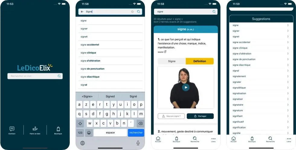 Elix : le dictionnaire vidéo de la langue des signes française s'améliore