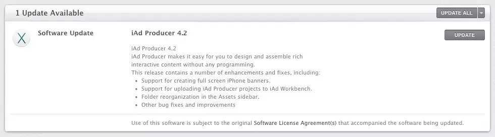 iAd Producer passe en version 4.2