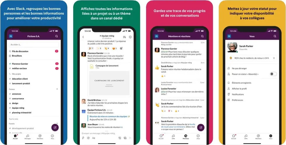 Slack revoit en profondeur son interface sur iOS