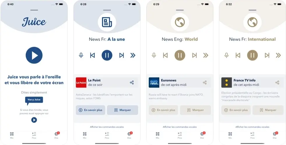 Juice : un compagnon audio français qui diffuse l'actualité en direct