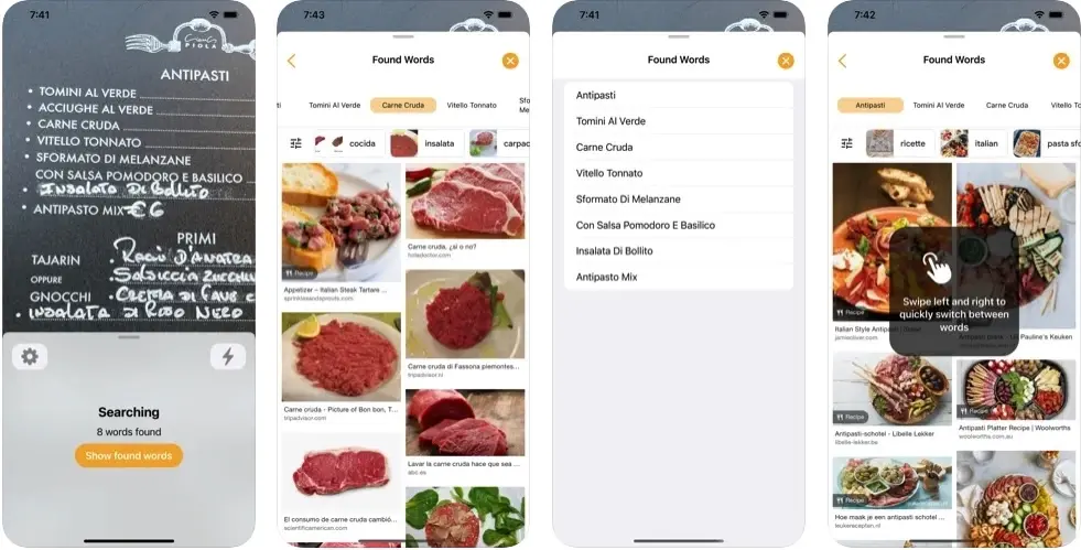 Cibo : une App pour traduire les menus et afficher les visuels des plats au restaurant