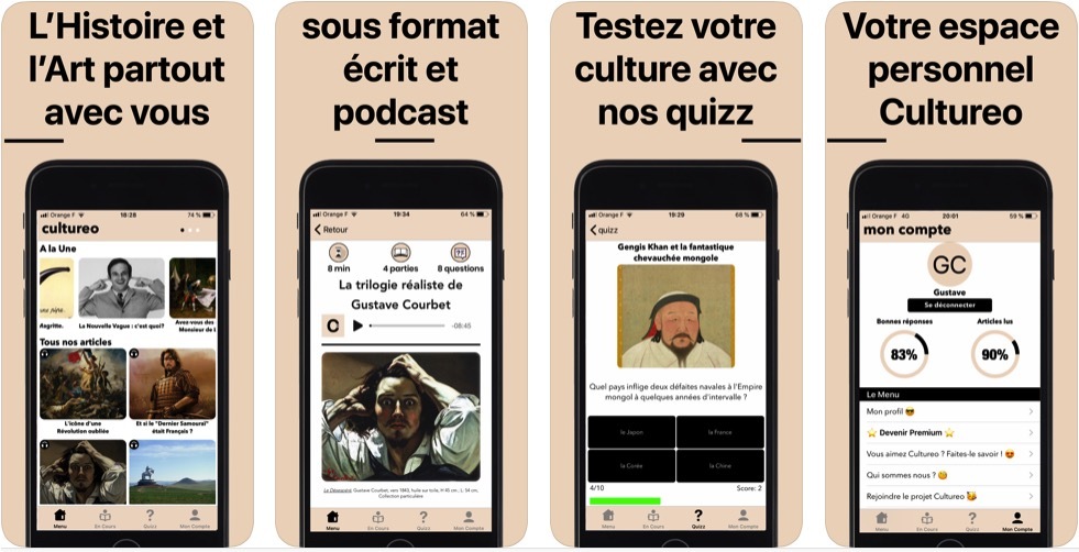 Cultureo : une App française pour se cultiver en quelques minutes