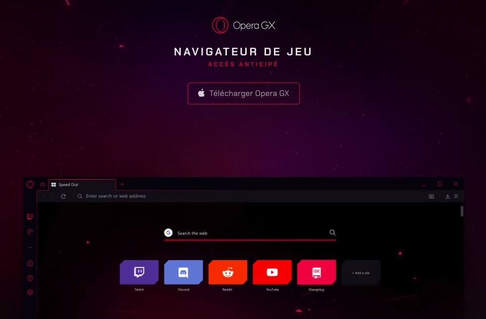 Opera GX : le navigateur économe en ressources débarque sur Mac