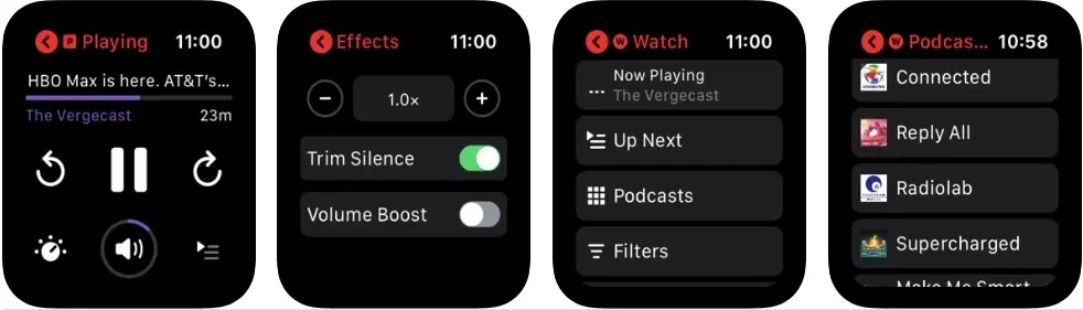 Pocket Casts ajoute la lecture autonome sur Apple Watch pour les utilisateurs payants