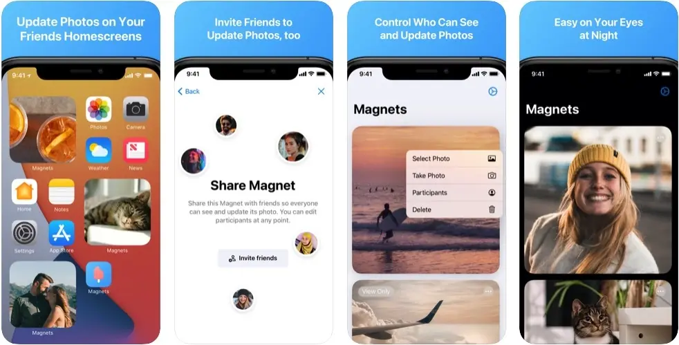 Magnets : un widget photo collaboratif pour iOS 14