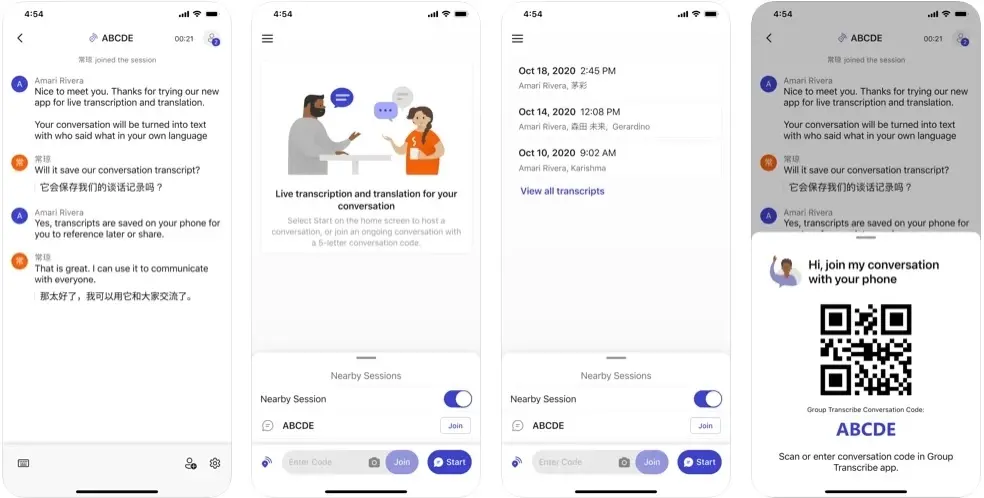 Group Transcribe : une App de transcription/traduction de conversations chez Microsoft