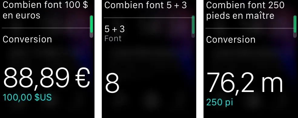 Spotlight et Siri peuvent convertir et calculer sur iOS 9 et watchOS 2