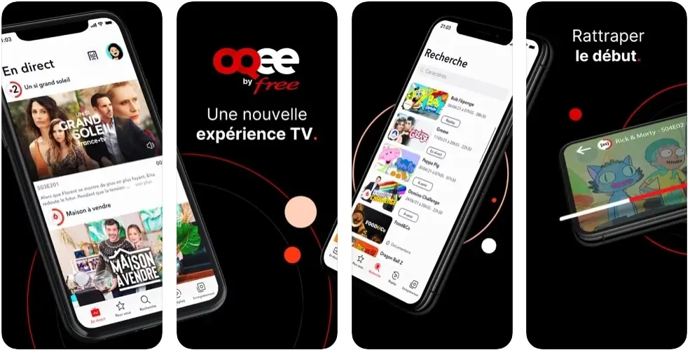 OQEE : l'App pour regarder les chaînes TV de Free est disponible sur iOS/iPadOS et tvOS