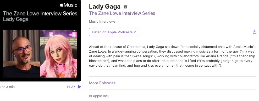 Apple Music : Zane Lowe diffusera ses interviews d'artistes au sein d'un nouveau podcast