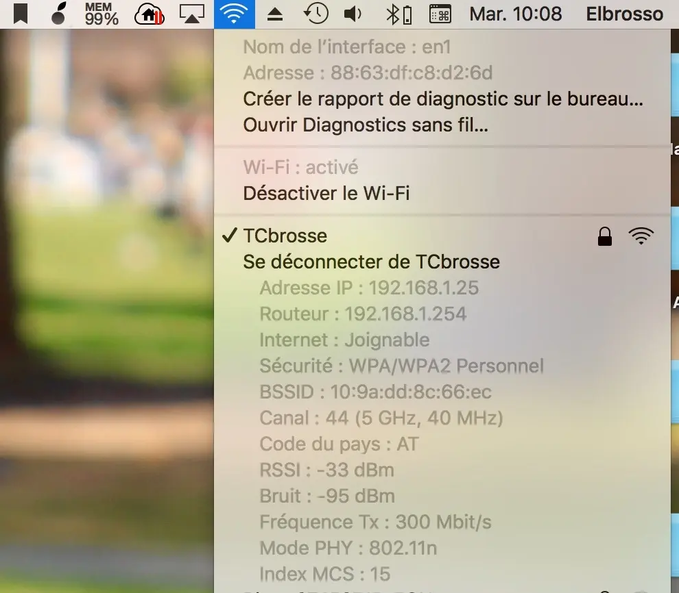 Astuce OS X : quitter un réseau sans désactiver le Wifi