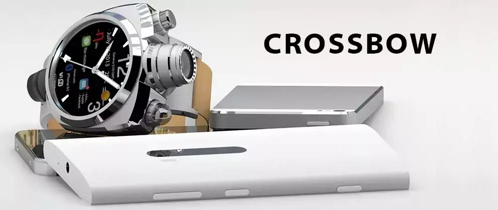 CROSSBOW, une smartwatch suisse, avec caméra de 41MP et des capteurs à gogo