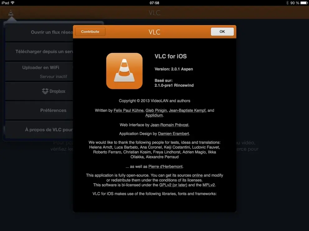 VLC pour iOS est disponible