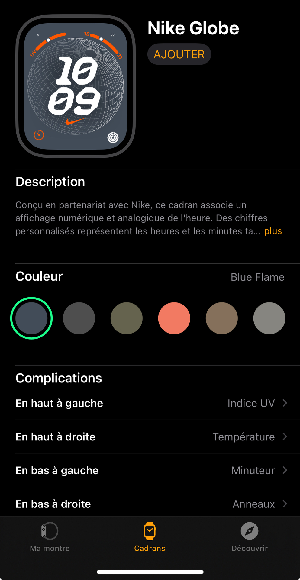 Deux nouveaux cadrans pour l’Apple Watch