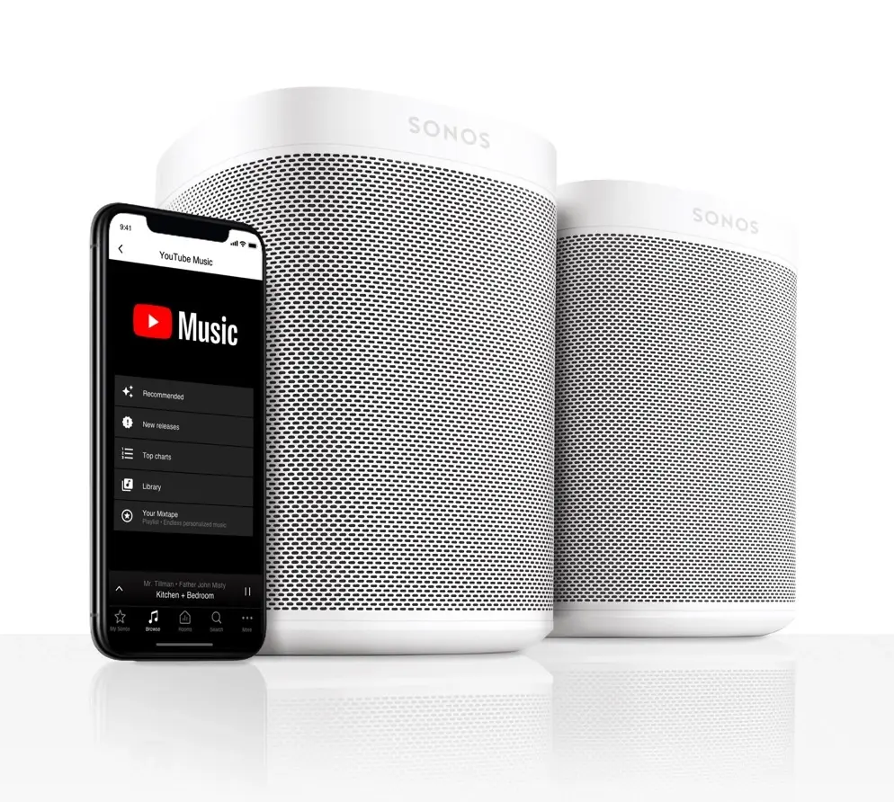 Les enceintes Sonos accueillent YouTube Music