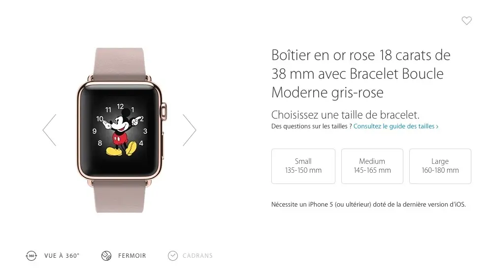 L'Apple Watch Edition : 8 modèles de 11 000 à 18 000€