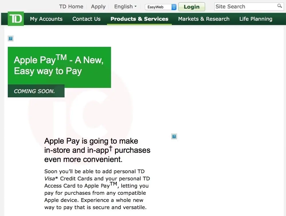 Apple Pay : quand une banque canadienne fait monter la pression "par erreur"