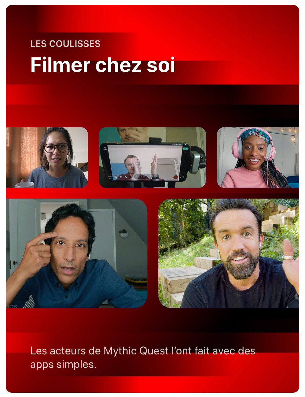 L'épisode de "Mythic Quest" tourné à l'iPhone fait la promo d'Apple !