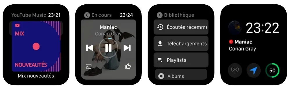 Une App Apple Watch pour YouTube Music