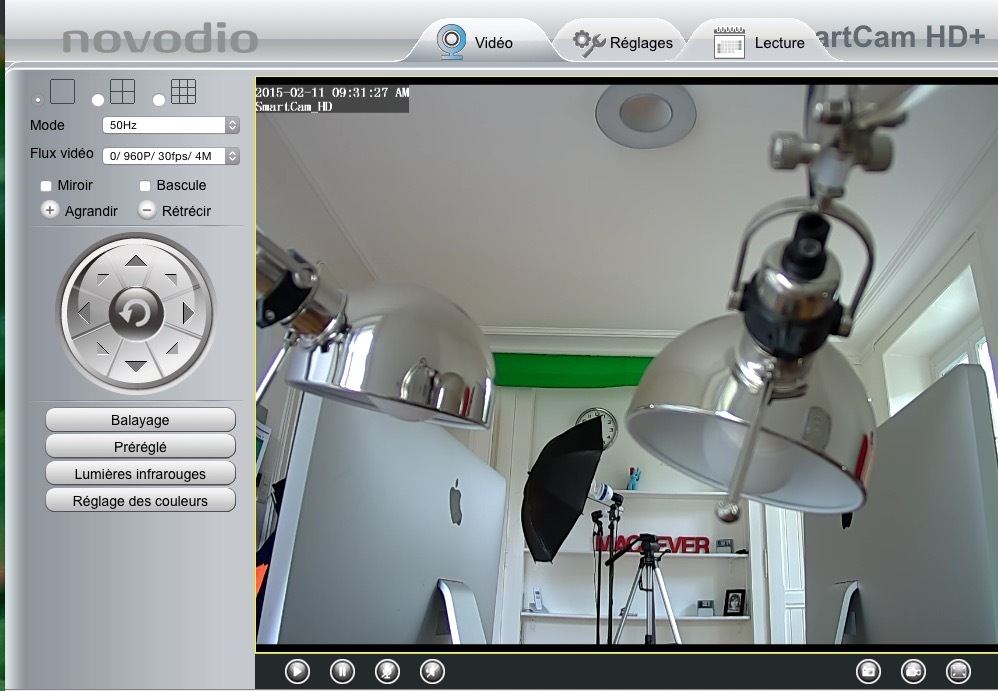 Test de la caméra de surveillance Novodio SmartCam HD+  HD 960p Wi-Fi