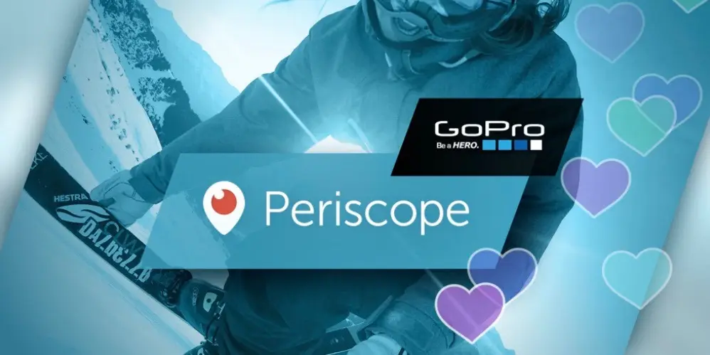 Periscope diffuse en direct depuis une GoPro