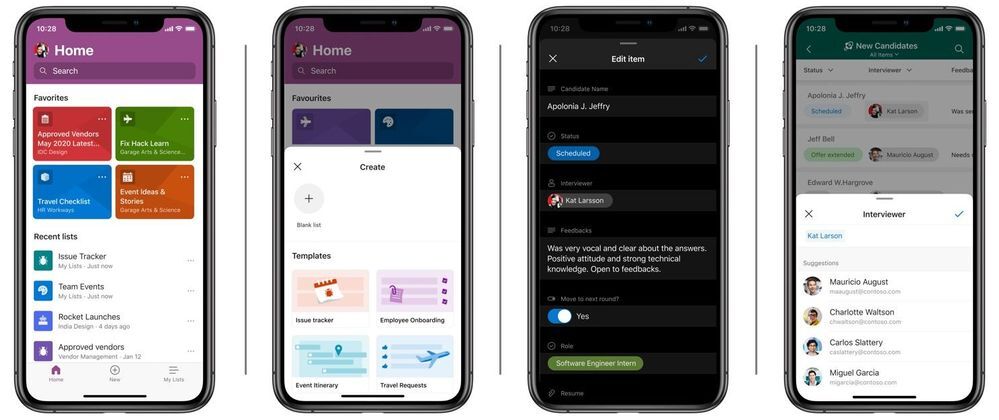 Gestionnaire de tâches : Microsoft Lists est disponible sur l’App Store